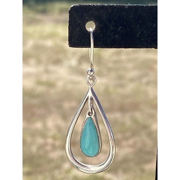 925 Earrings Dangles Drops Vintage Sterling Silver SX 925 Thailand 5.89g - Picture 8 of 11